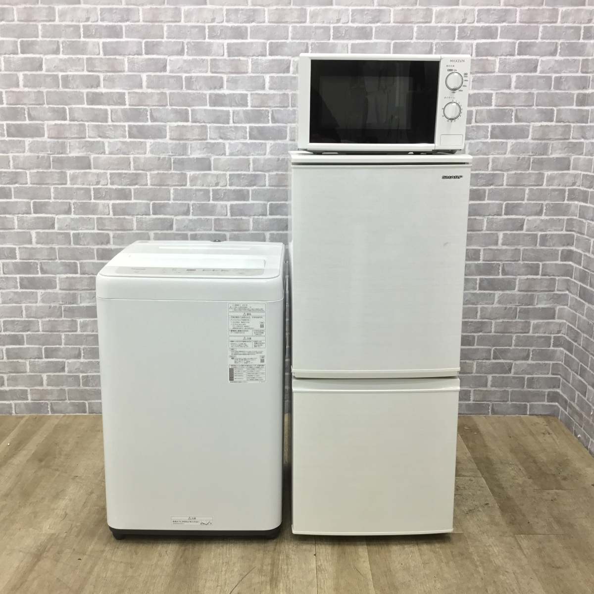 取付無料！SHARP冷蔵庫パナソニック洗濯機オーブンレンジ 人気モデルセット コスパと実用性を両立 家電3点セット シャープ 冷蔵庫 137L