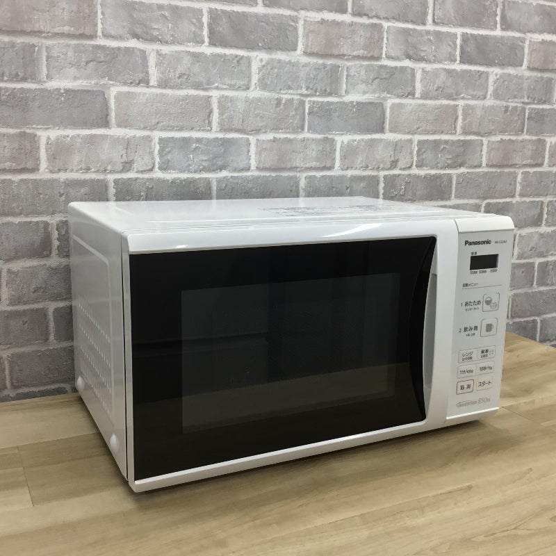 まさ 　Panasonic 850W 電子レンジ ヘリツフリー パナソニック 電子レンジ 850W 22L ヘルツフリー NE-E22A2-W 2019年製
