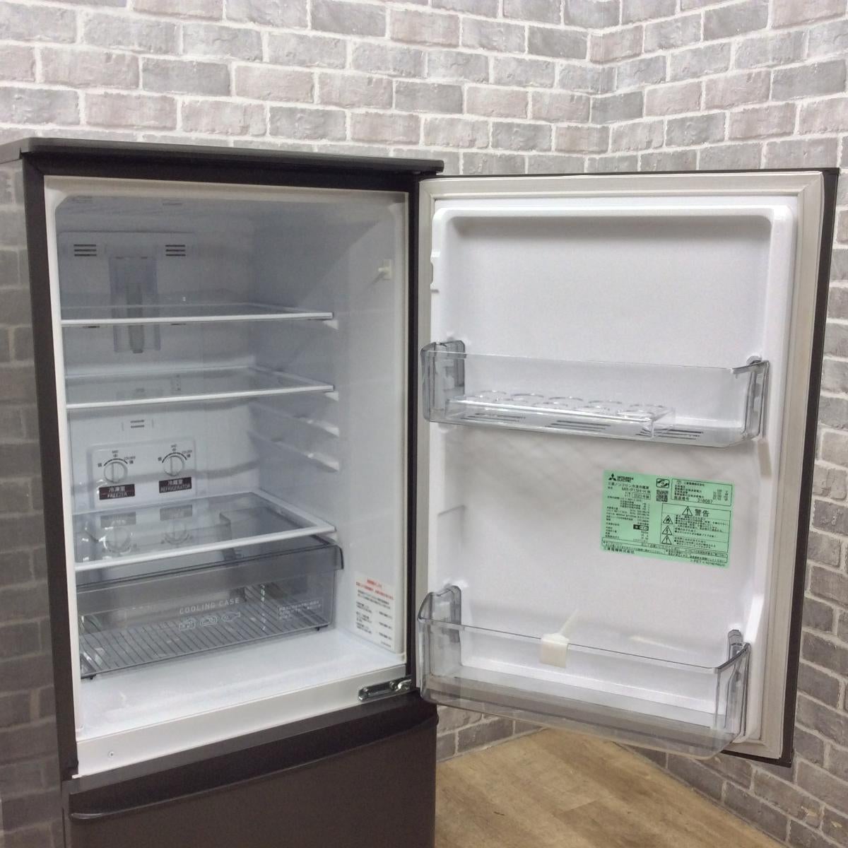 三菱電機 冷蔵庫 2ドア 146L 右開き MR-P15H-H 2023年製 | リユース
