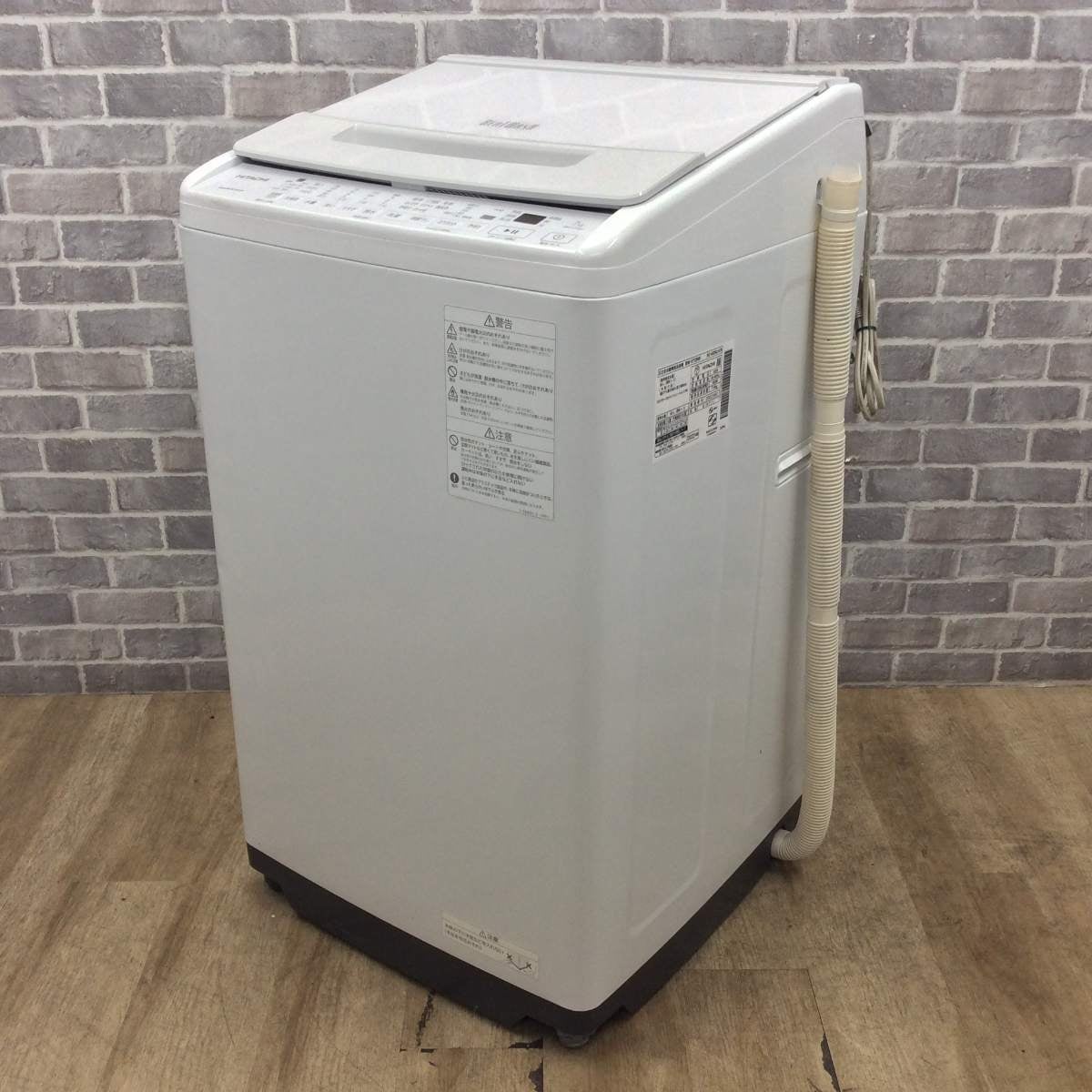 【美品】日立 全自動洗濯機 7kg BW-V70H 2023年製 動作良好 日立 全自動洗濯機 7.0kg BW-V70H(W) 2022年製 | リユース家電Happy