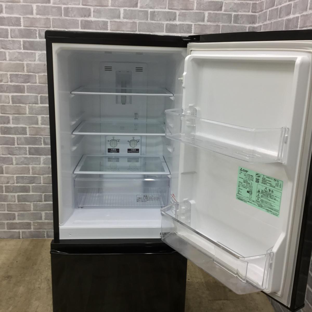 三菱電機 冷蔵庫 2ドア 146L 右開き MR-P15D-B 2019年製 | リユース
