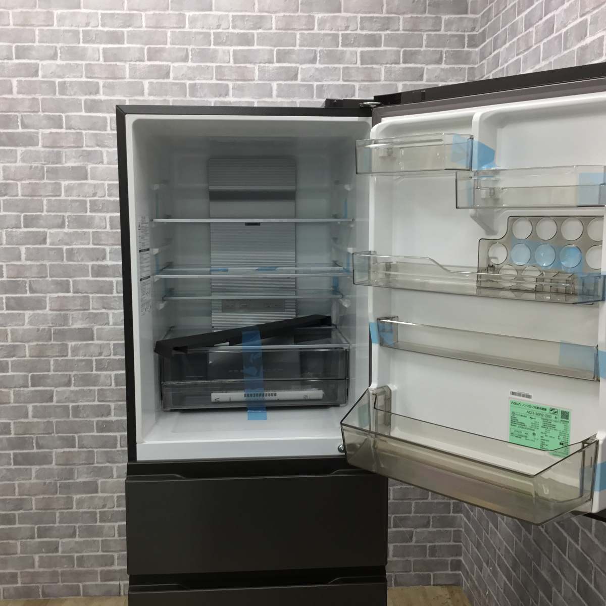 アクア 冷蔵庫 4ドア 362L 右開き 【アウトレット】 AQR-36R2(DS) 2025