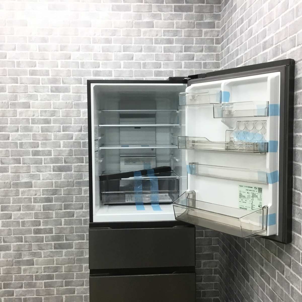 アクア 冷蔵庫 4ドア 362L 右開き 【アウトレット】 AQR-36R2(DS) 2025