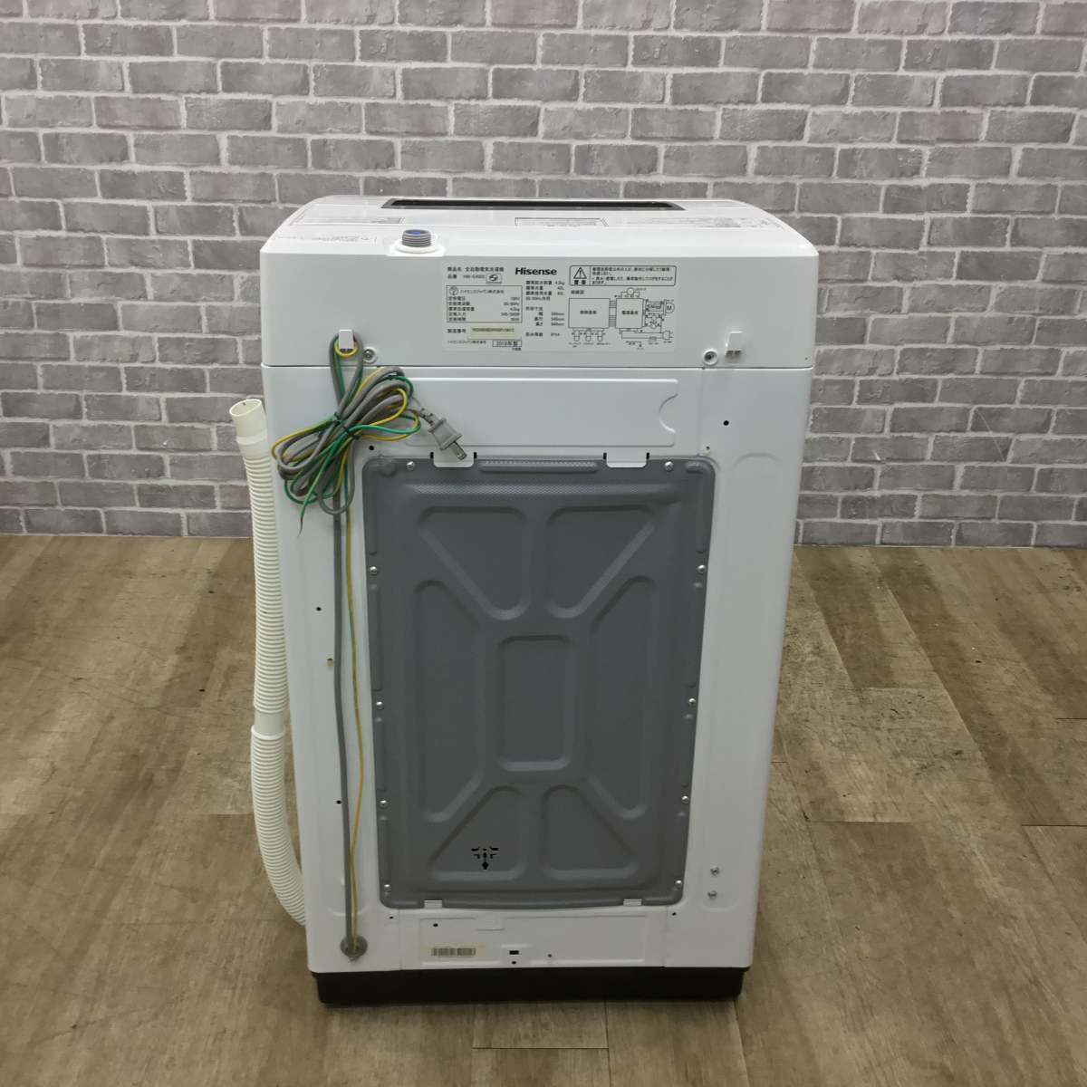 ハイセンス 全自動洗濯機 4.5kg HW-E4502 2018年製 | リユース家電Happy