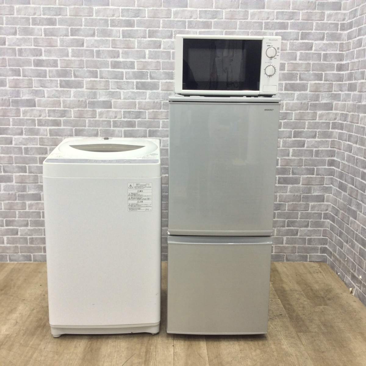 2020年製/SHARP冷蔵庫137L/2021年/TOSHIBA洗濯機5kg 安心点検済み家電3点セット シャープ 冷蔵庫 137L 東芝 洗濯機 5.0kg