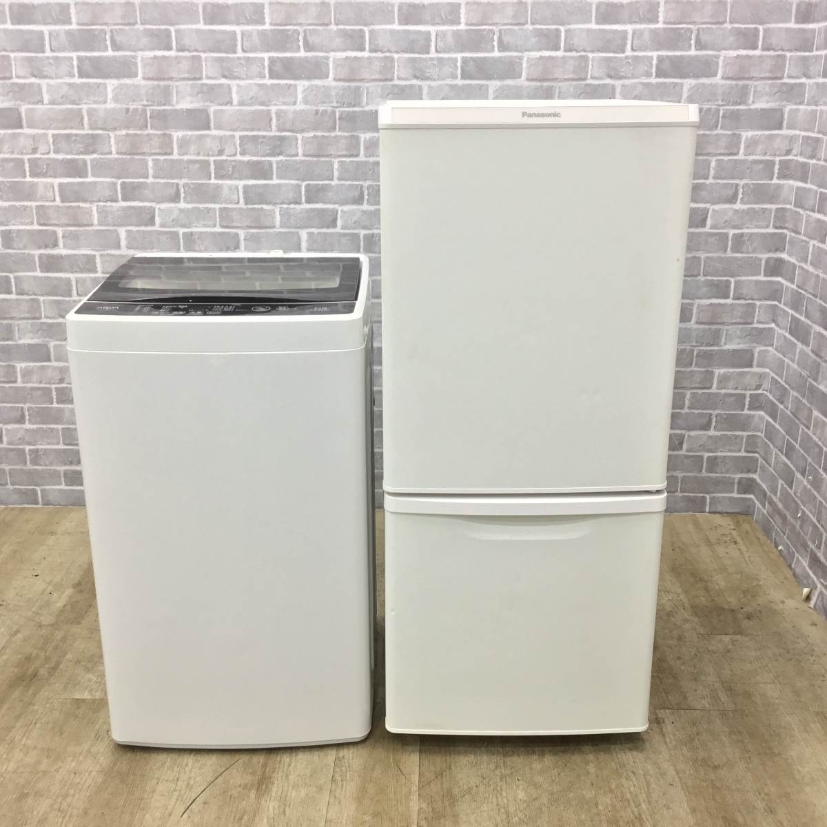 良品厳選の家電セット 家電2点セット パナソニック 冷蔵庫 138L アクア
