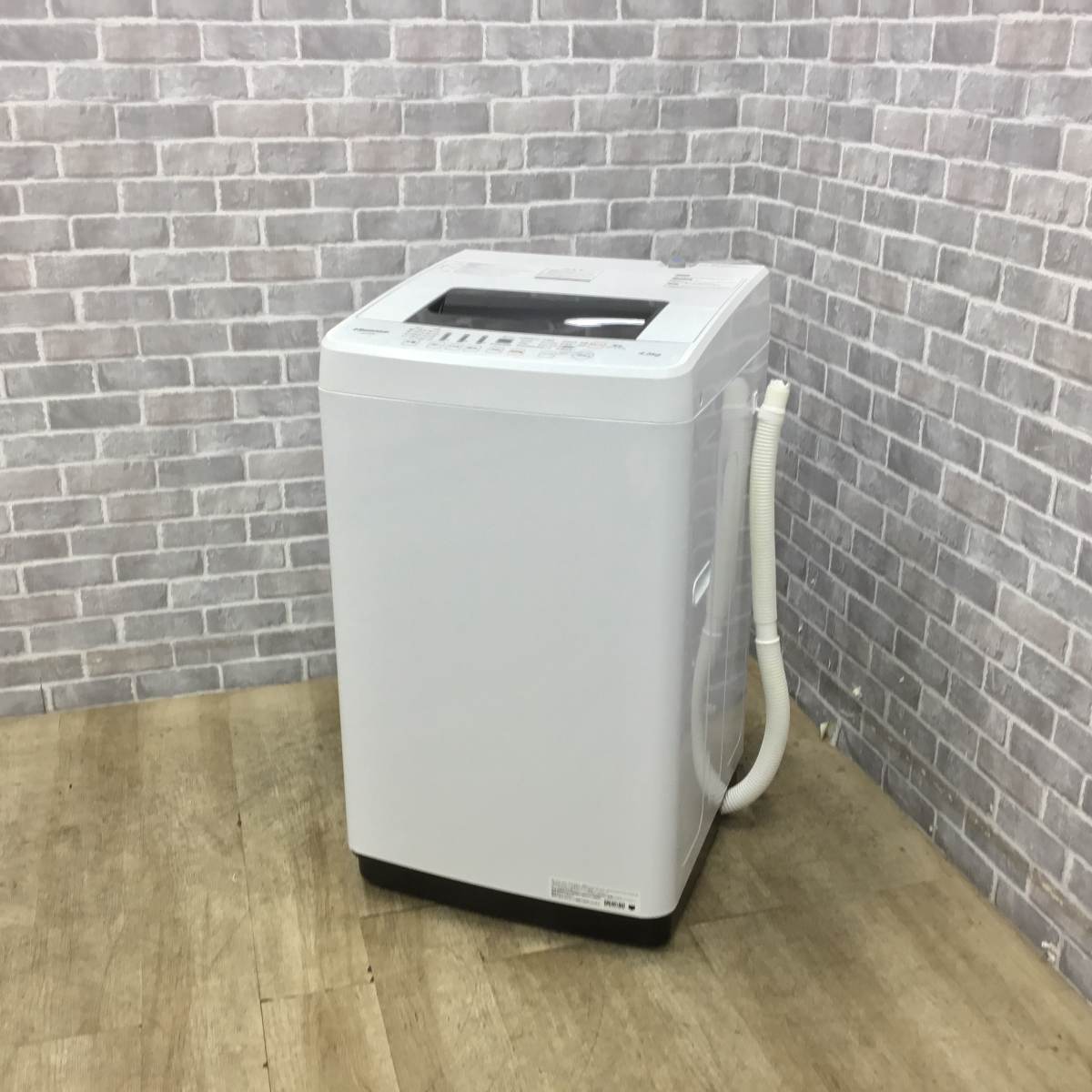ハイセンス 全自動洗濯機 4.5kg HW-E4502 2019年製 | リユース家電Happy