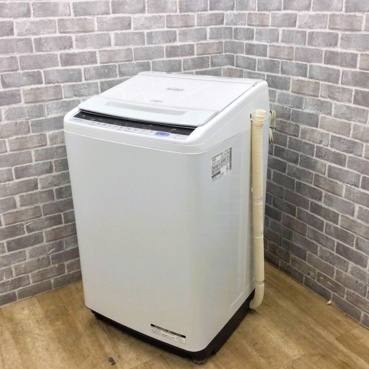 日立 全自動洗濯機 8.0kg BW-V80C(W) 2019年製 | リユース家電Happy