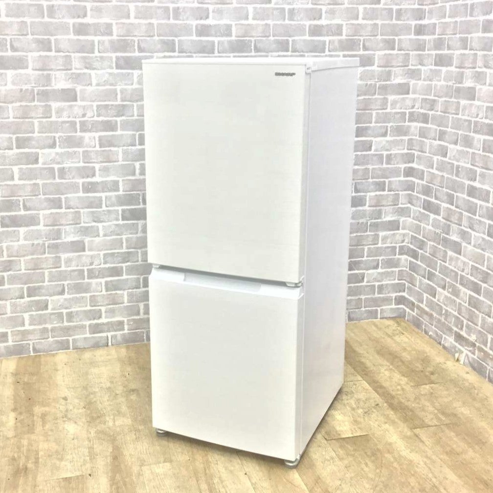 SHARP 冷蔵庫 152L SJ-D15H-W 2022年製どっちでも付替ドア シャープ 冷蔵庫 2ドア 152L どっちもドア SJ-D15H-W 2022年製
